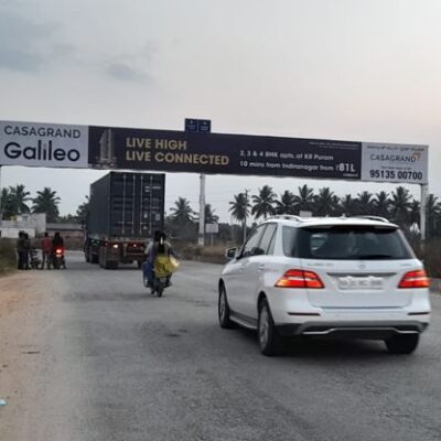 Airport Road Budigere Opp Bengaluru KIADB Entrance towards Whitefield & Yelahanka
