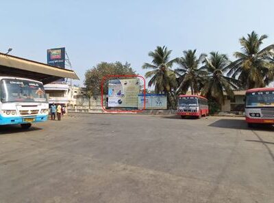 Inside Bus Stand Ranebennur